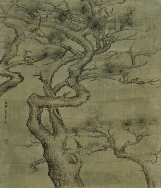 HJISA00013: Emerald Pines in the Breeze「翠色松風」