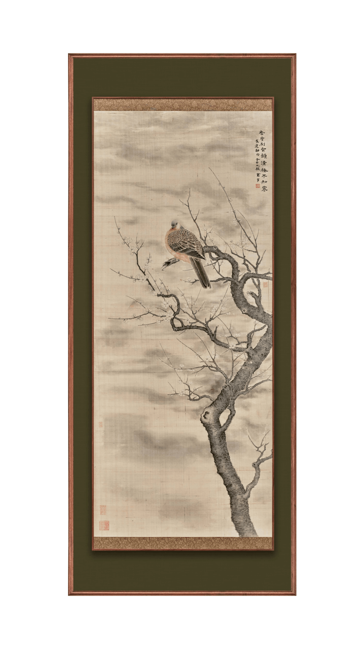 HJISA00010: Plum Blossoms and Spotted Doves「梅花斑鳩圖」