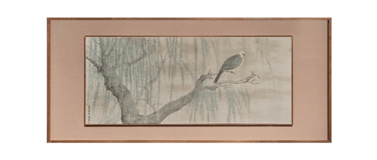 HJISA00008: Birds Perched in Willow Shade「柳蔭棲禽」